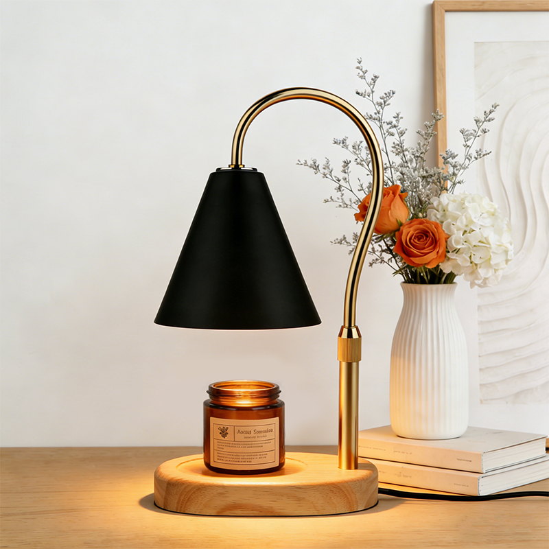 Kitchen Decor Lighting - Black Candle Warmer Lamp Kitchen Countertop