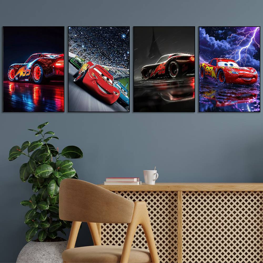 Lighting Mcqueen Decor - Lightning McQueen 95 Car Cool Poster