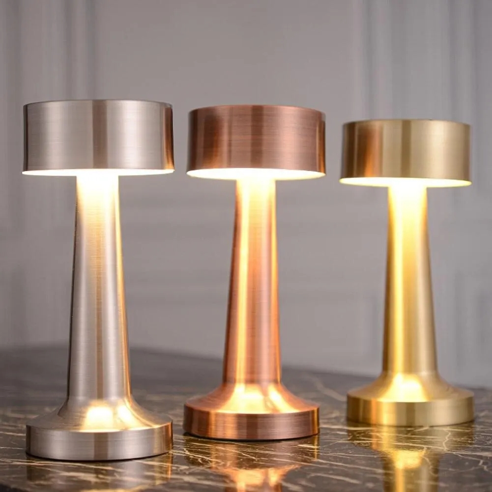 Lighting Decor Room - Kazeach Vintage Dumbbell Table Lamp, Touch