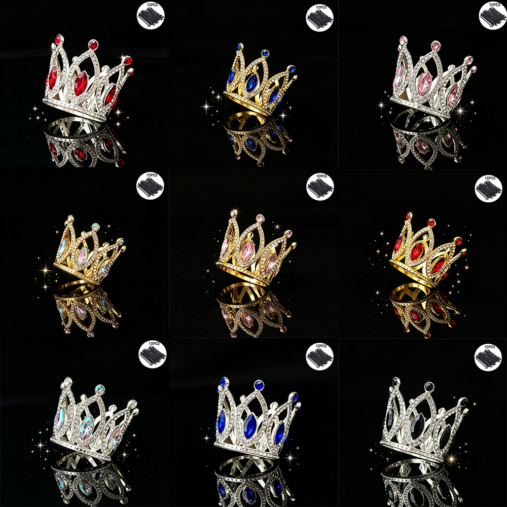 Elegant Decor & Lighting Llc - Fashion Baroque Full Round Crystal Crown