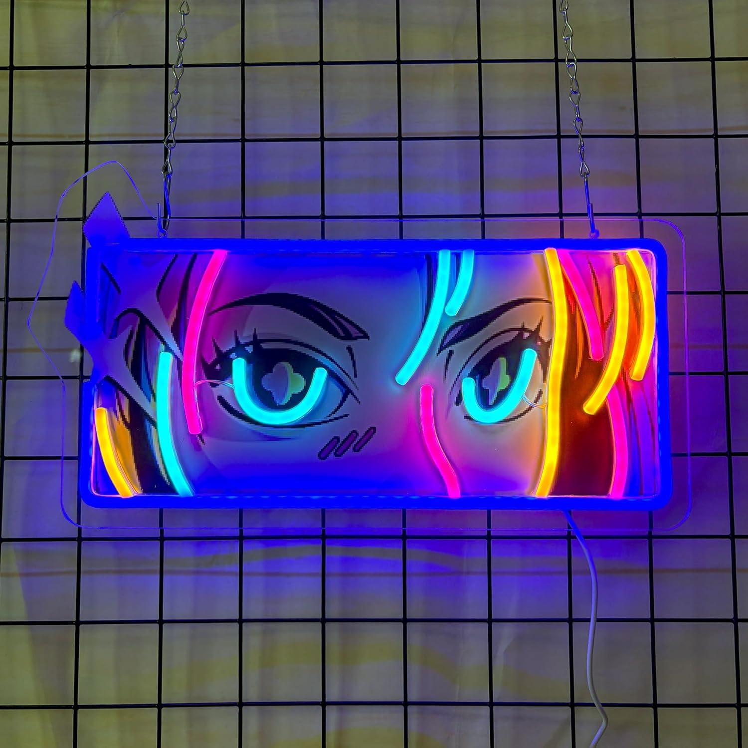 Lighting Decor Room - Passionate Eyes Neon Sign USB Dimmable