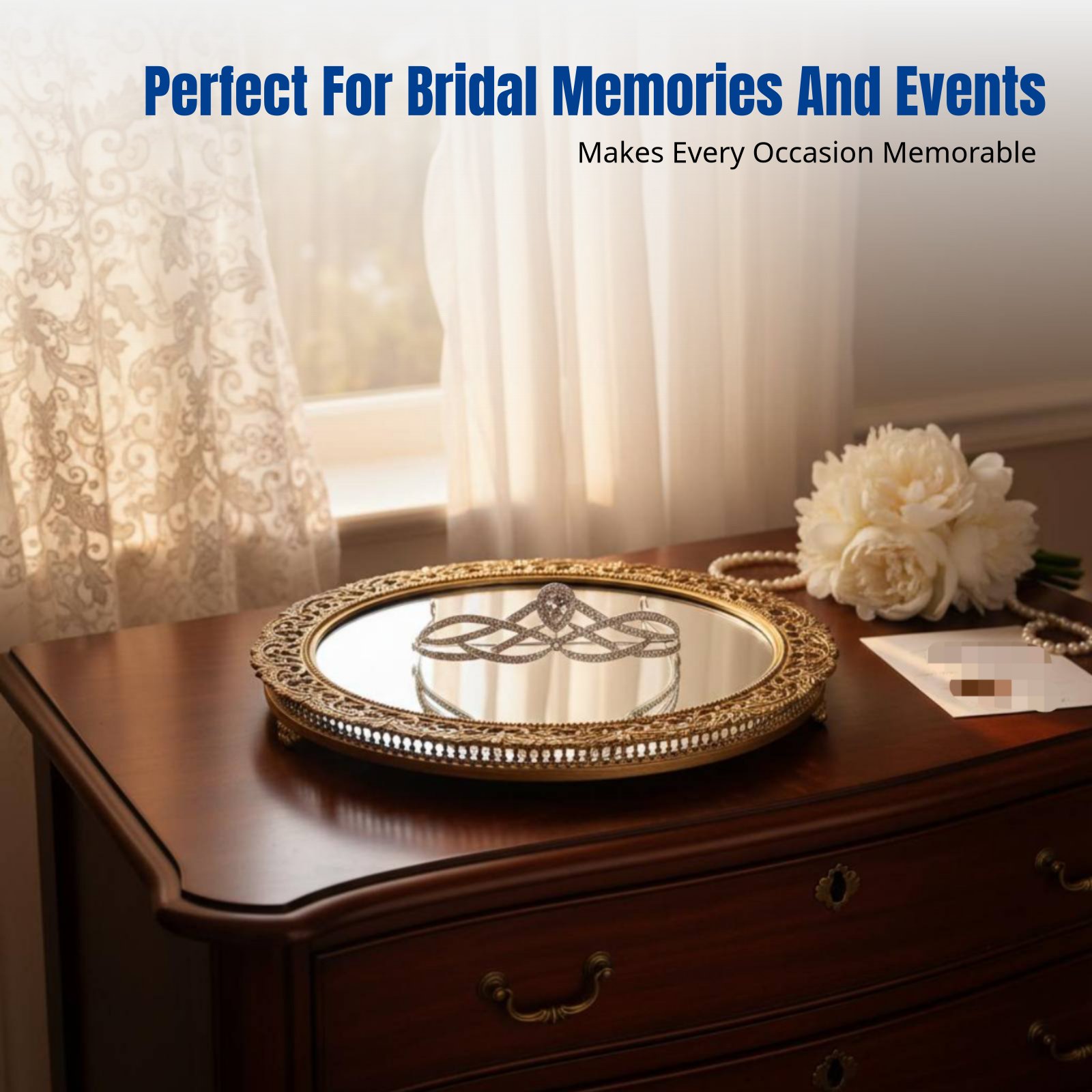 Elegant Decor & Lighting Llc - Zircon Inlaid Headband, Stylish Alloy Bridal
