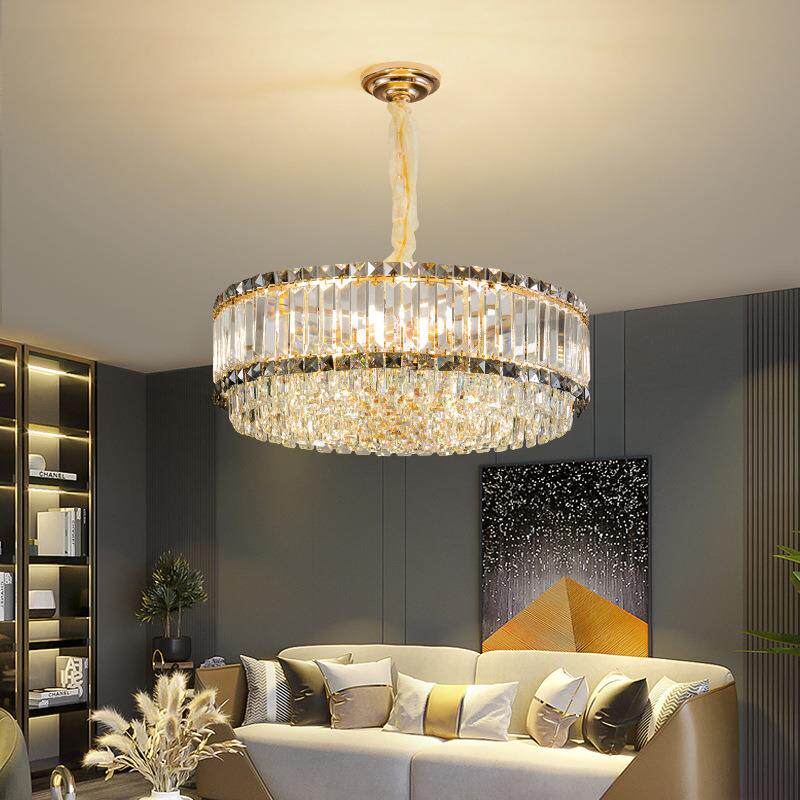 Kitchen Decor Lighting - Light Luxury Modern Led Crystal Chandelier