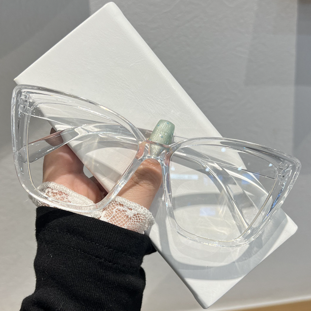 Lighting Visual - Large Frame Glasses Ultra-Light Plain Glasses