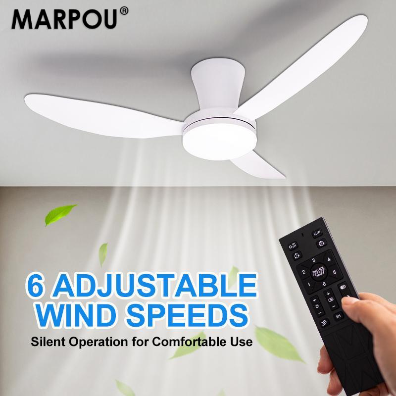 Colour Changing Bulb - MARPOU Simple Ceiling Fans With Remote