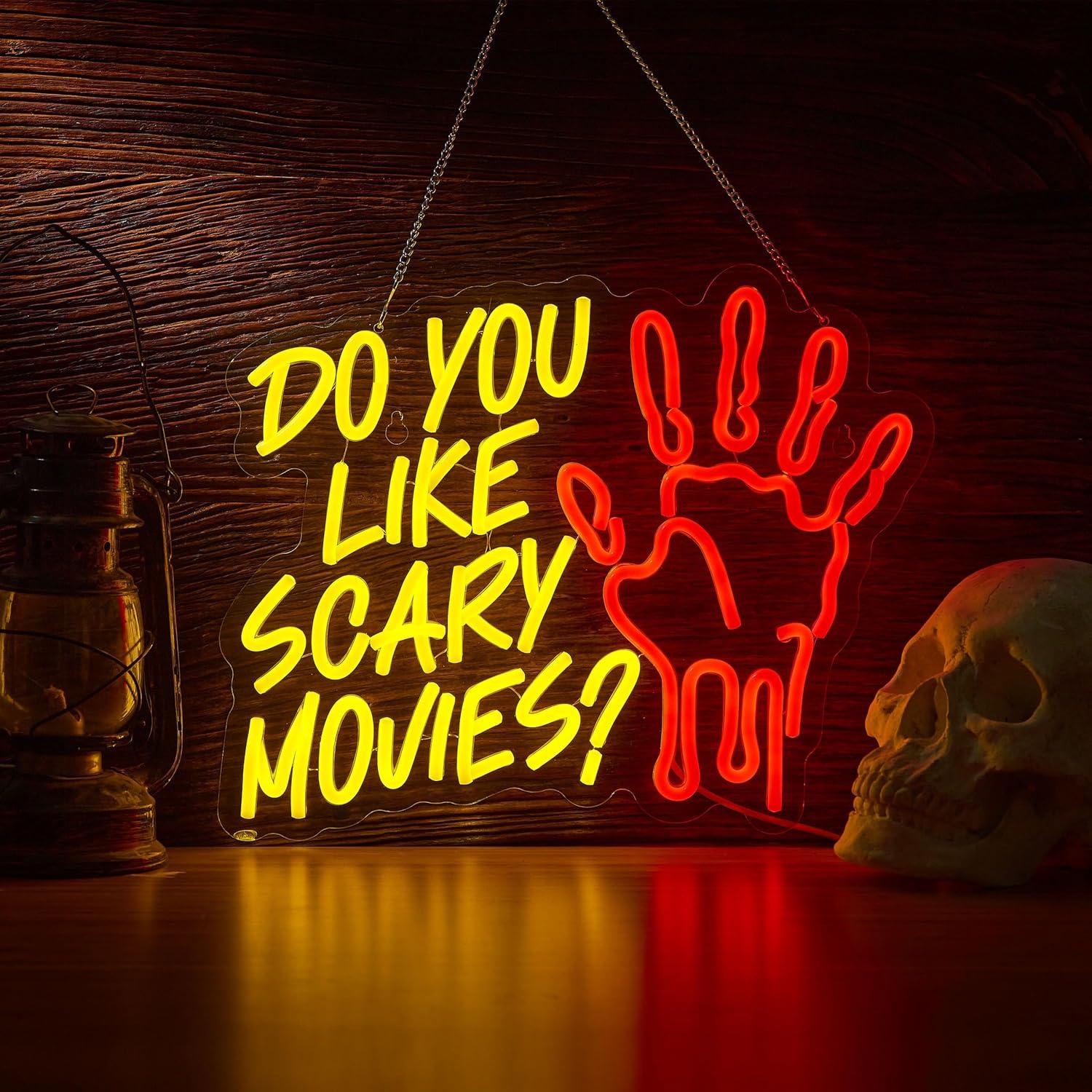Lighting Decor Room - Do You Like Scary Movies Neon