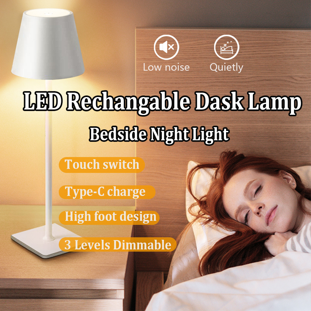 Lighting Decor Room - LED Rechargeable Desk Light Wireless Table