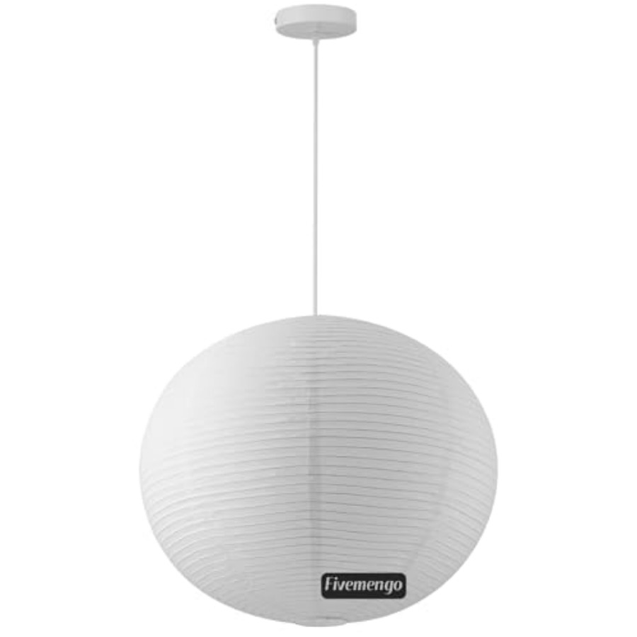 Large Rice Paper Pendant Light - Lantern Paper Solar reseña y precio