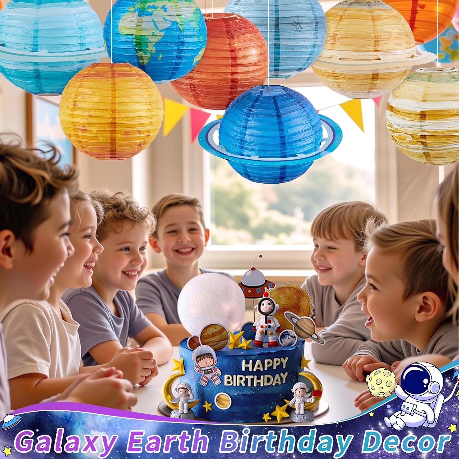 8PCS Solar System Paper Lanter - Lantern Paper Solar reseña y precio