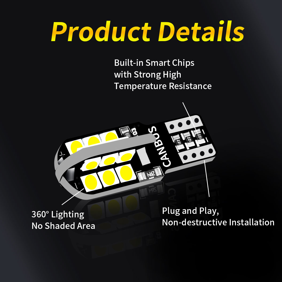 Car Signal Bulbs w5w wy5w 192  - Colour Changing Bulb reseña y precio