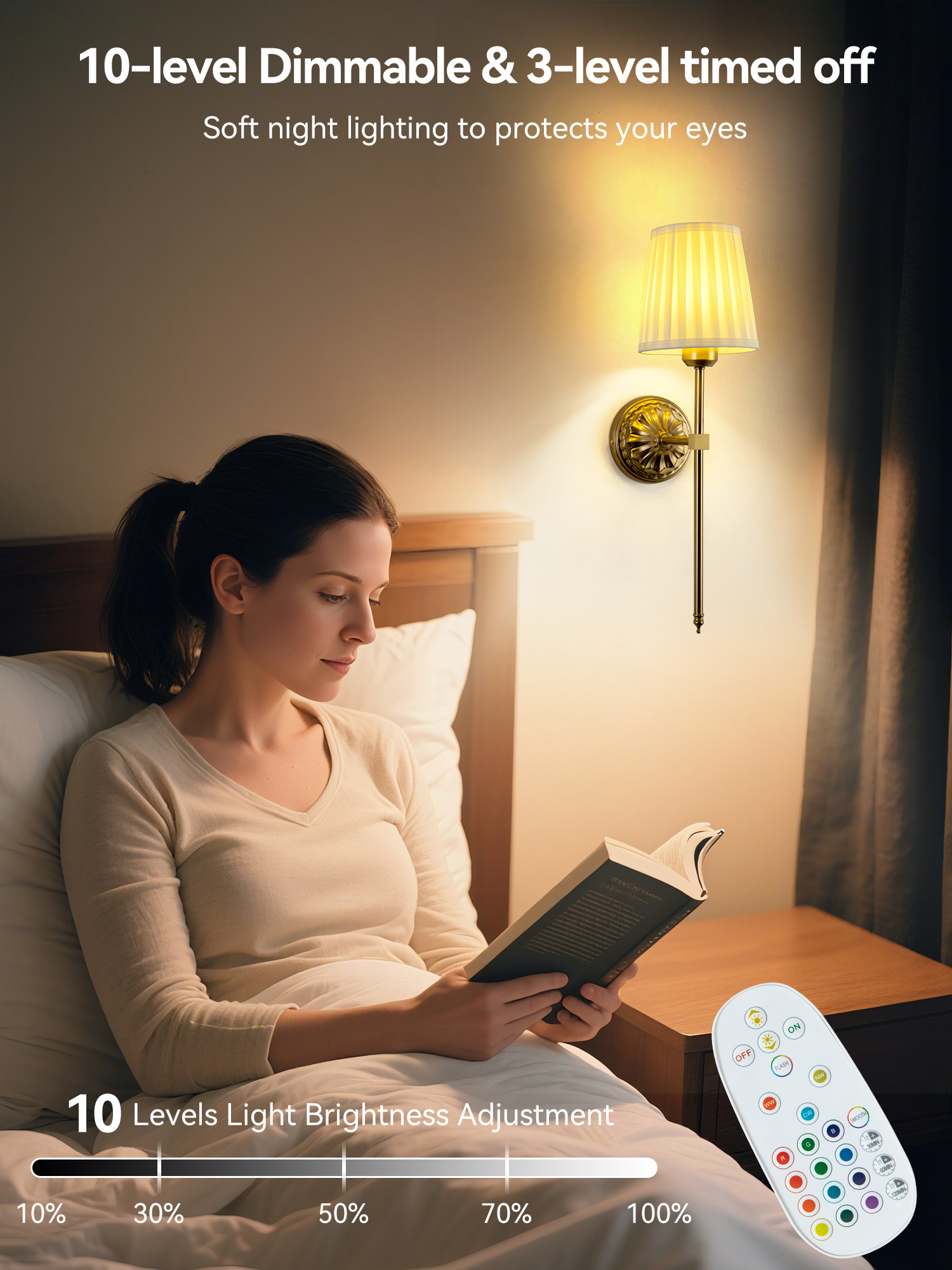 Battery-Powered Wall Light: Re - Colour Changing Bulb reseña y precio