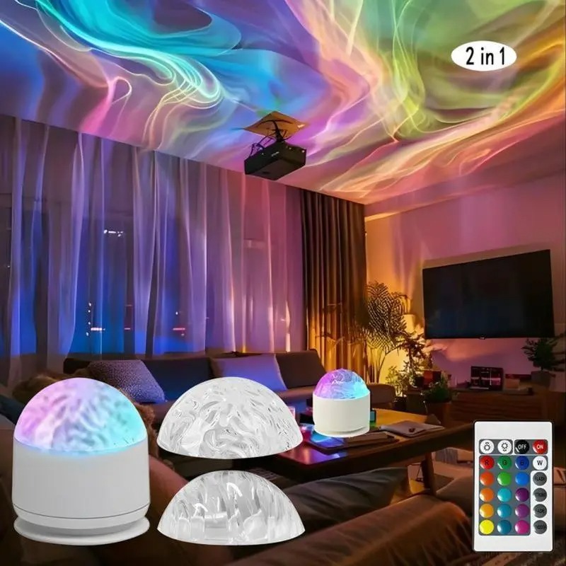 1pcs 2-in-1 Aurora Borealis &  - Bedroom Lighting Decor Ideas reseña y precio