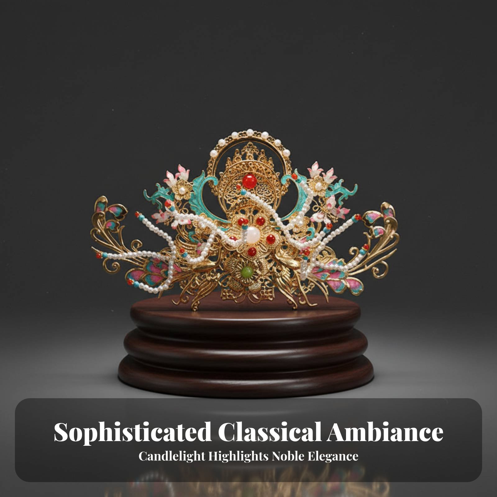 Traditional Chinese Hair Crown - Elegant Decor & Lighting Llc reseña y precio