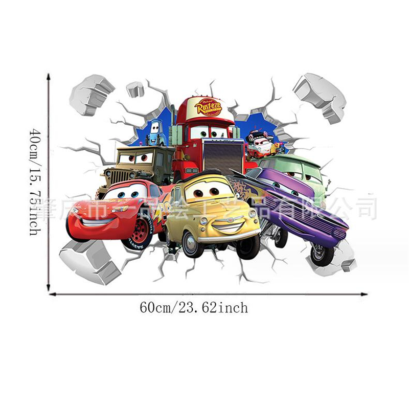 3D Cartoon Car Lighting McQuee - Lighting Mcqueen Decor reseña y precio