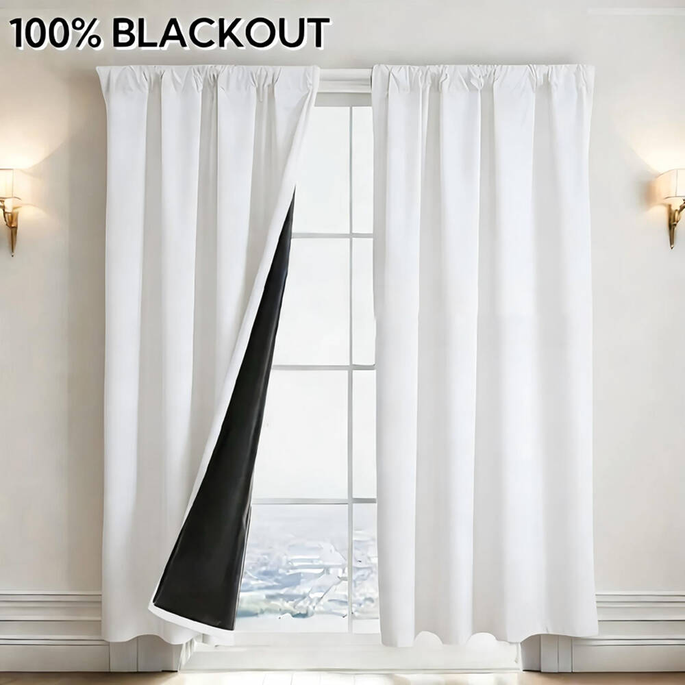 1pc 100% Blackout Curtain with - Office Lighting Decor reseña y precio