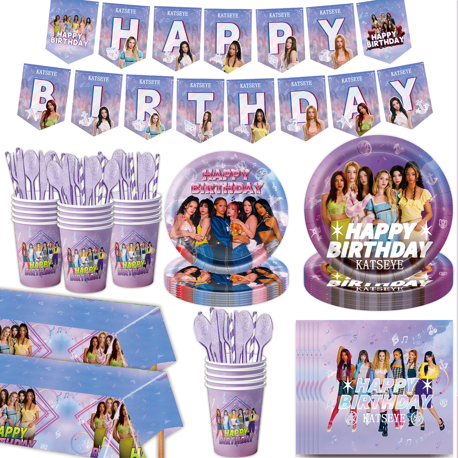 K&Katseye Idol Birthday Party  - Kitchen Decor Lighting reseña y precio