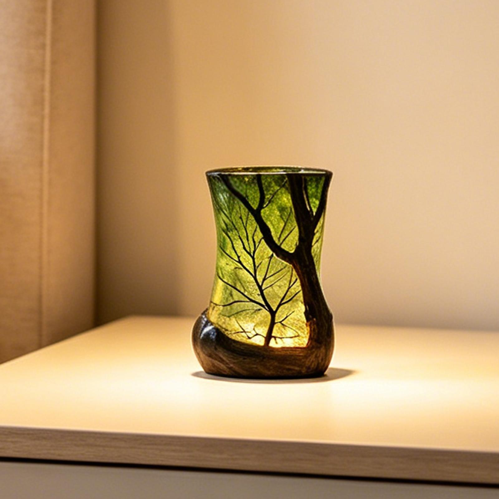 Bedside Table Lamp Forest Nigh - Lighting Decor Room reseña y precio