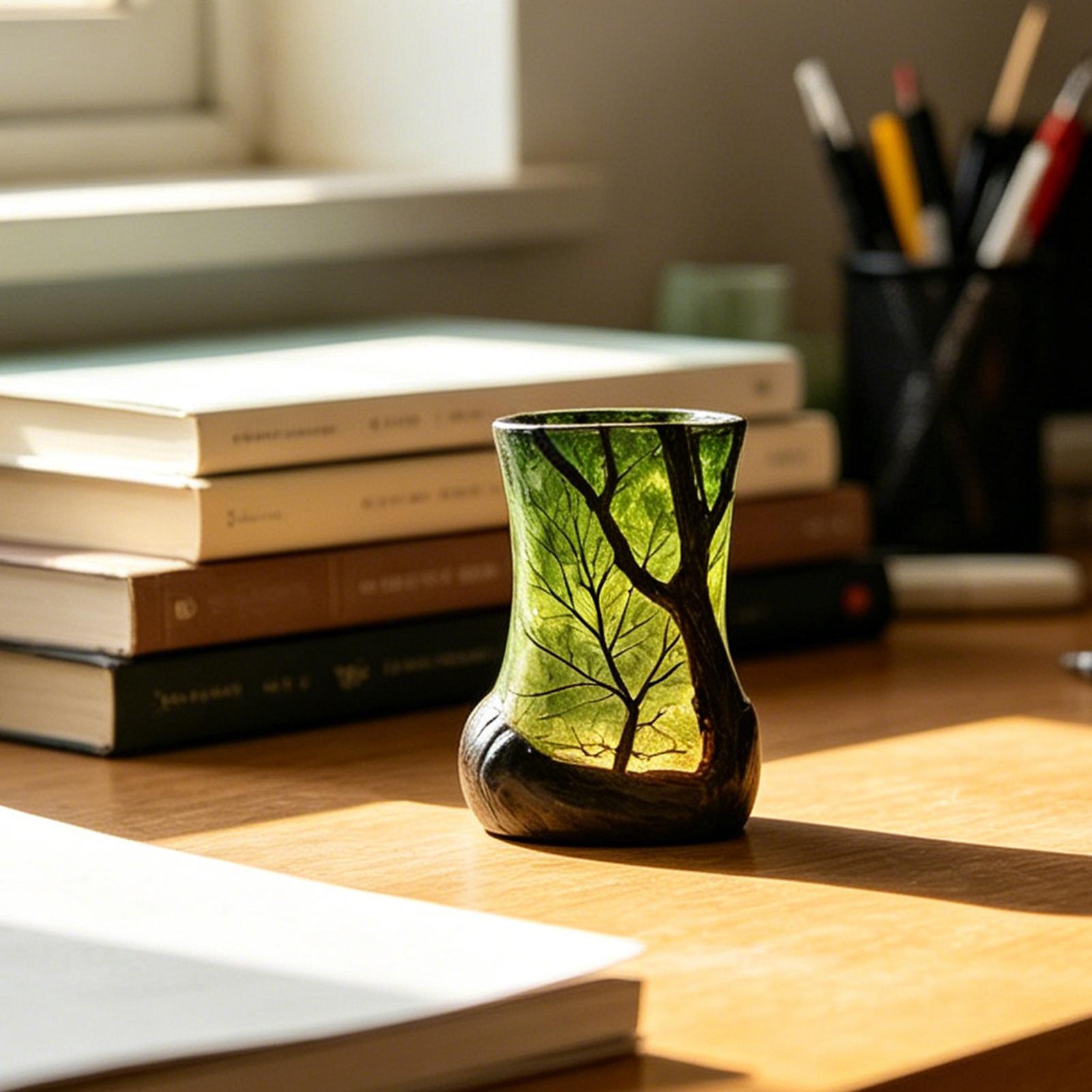 Bedside Table Lamp Forest Nigh - Lighting Decor Room reseña y precio