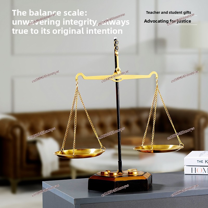 Metal Balance Scale Ornament O - Office Lighting Decor reseña y precio