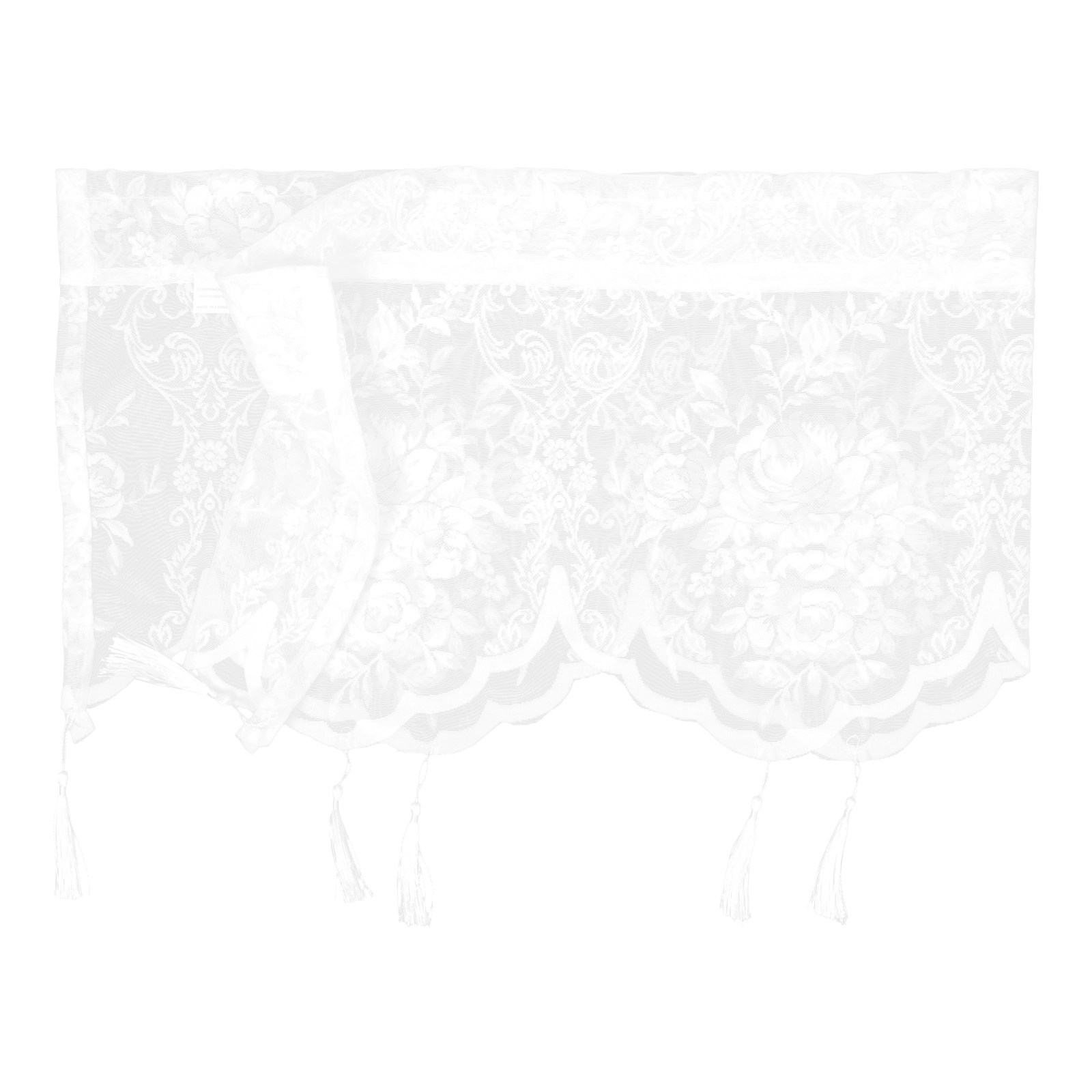 White Lace Curtain Sheer Windo - Office Lighting Decor reseña y precio