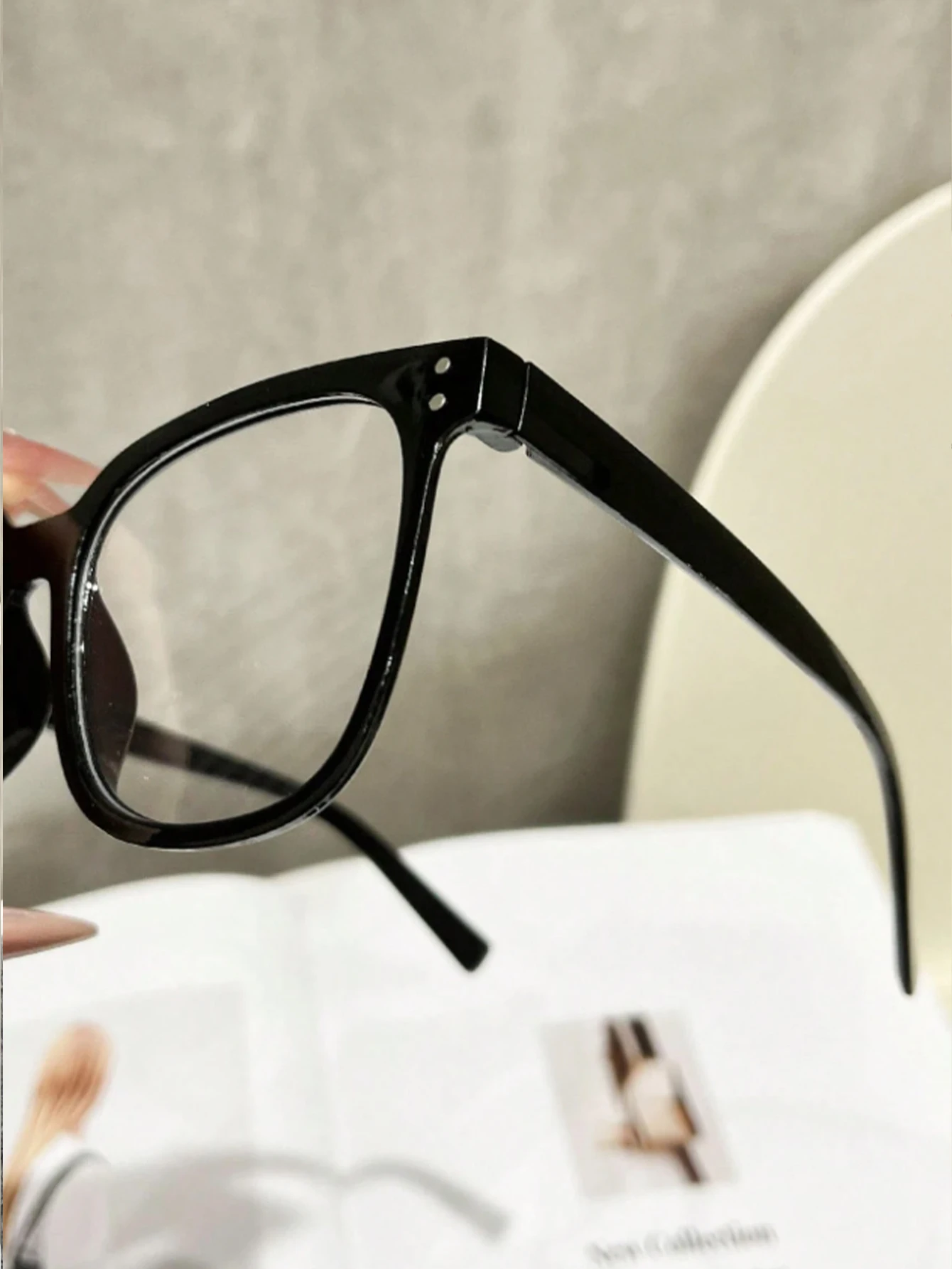 Classic Black Square Eyeglass  - Office Lighting Decor reseña y precio