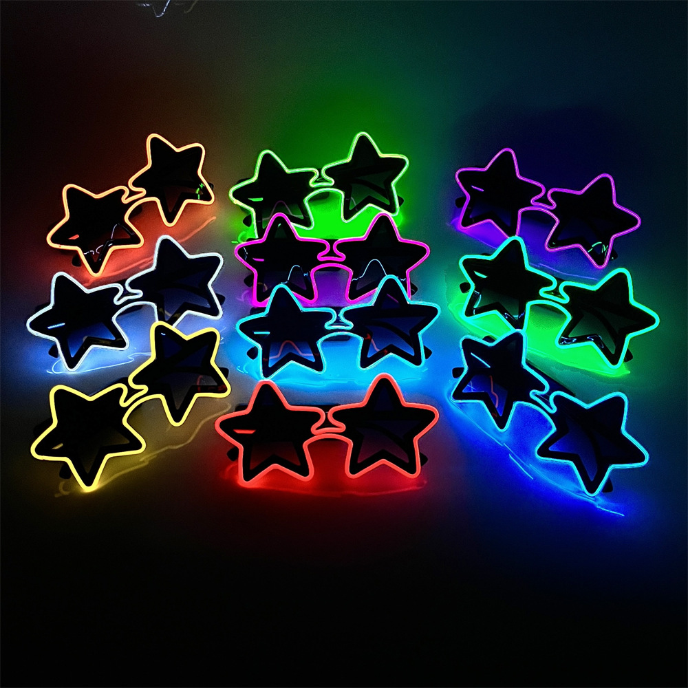 Star Shape LED Glowing Glasses - Lighting Visual reseña y precio