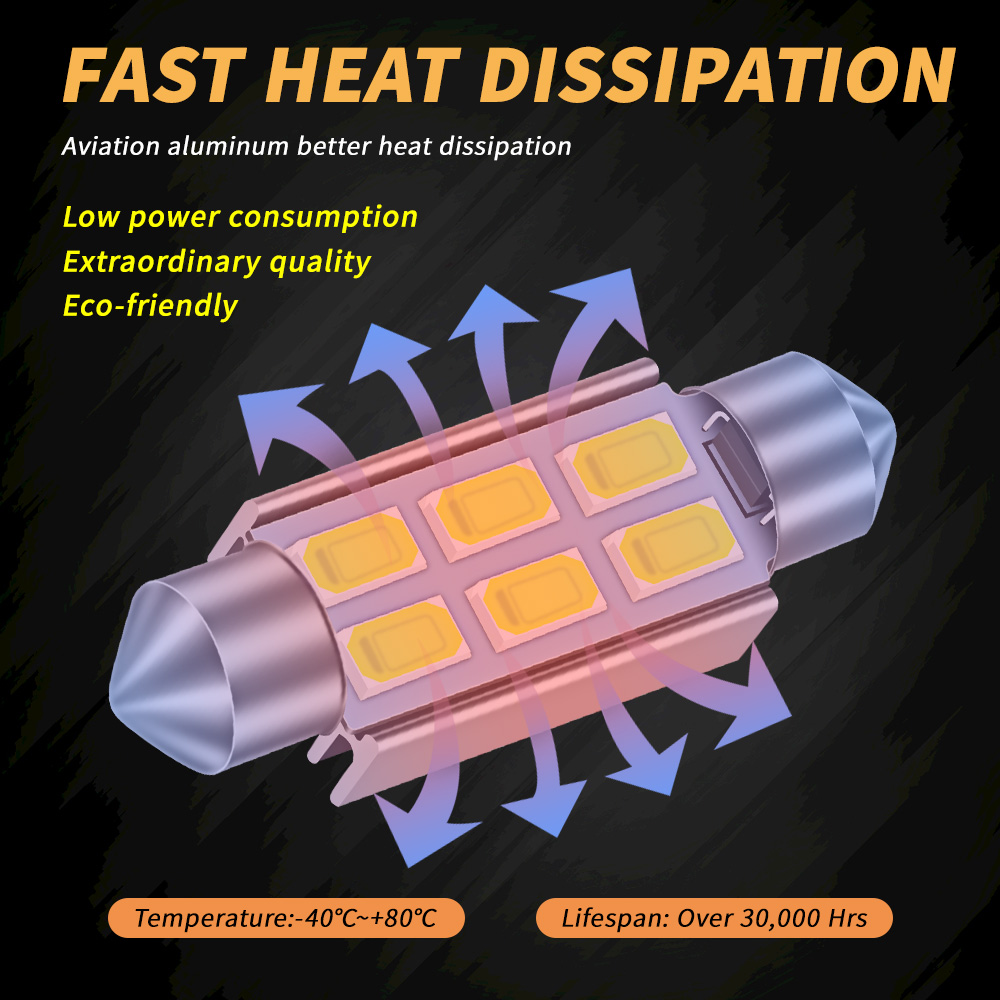 4Pcs C5W Led Car Festoon-31mm  - Colour Changing Bulb reseña y precio
