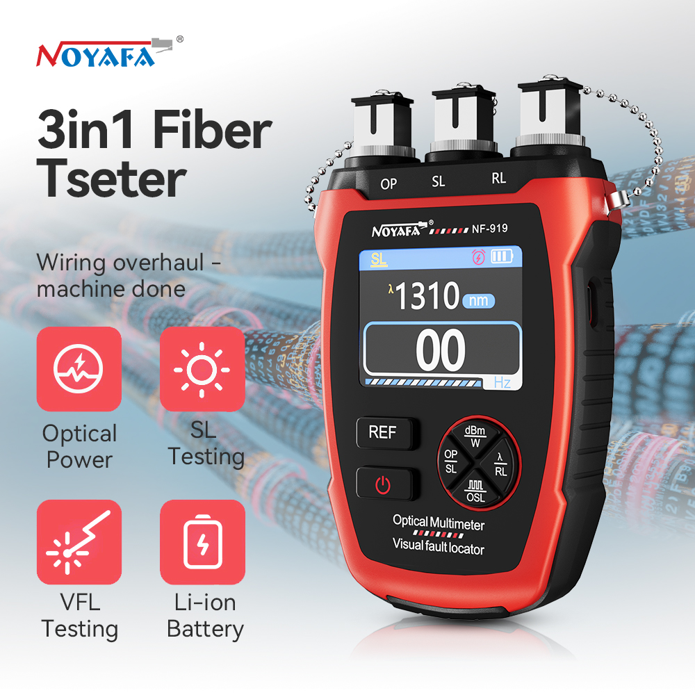 NOYAFA Fiber Optic Tester NF-9 - Lighting Visual reseña y precio