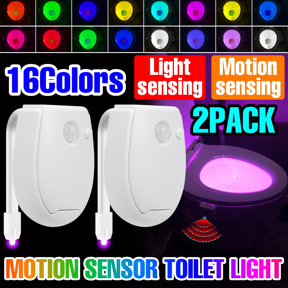 2-Packs LED Toilet Lamp Smart  - Colour Changing Bulb reseña y precio