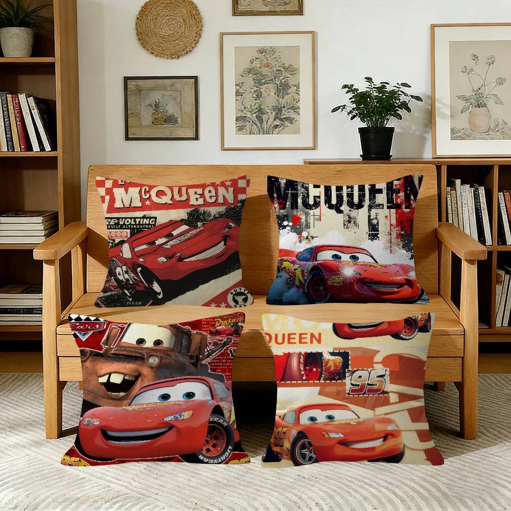 Pillow Cushion Cover Pillowcas - Lighting Mcqueen Decor reseña y precio