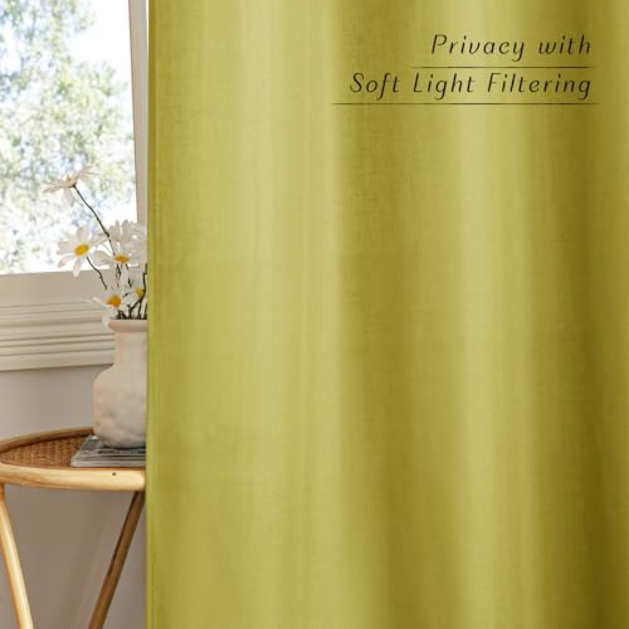 Linen Curtains for Kitchen, Th - Kitchen Decor Lighting reseña y precio