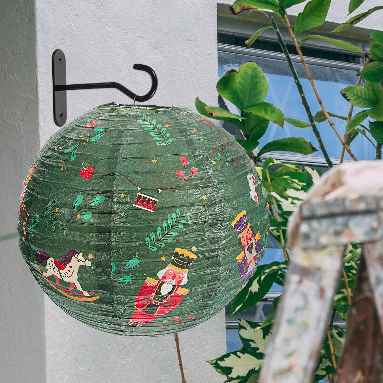 2Pcs Nutcracker Paper Round Gr - Lantern Paper Solar reseña y precio