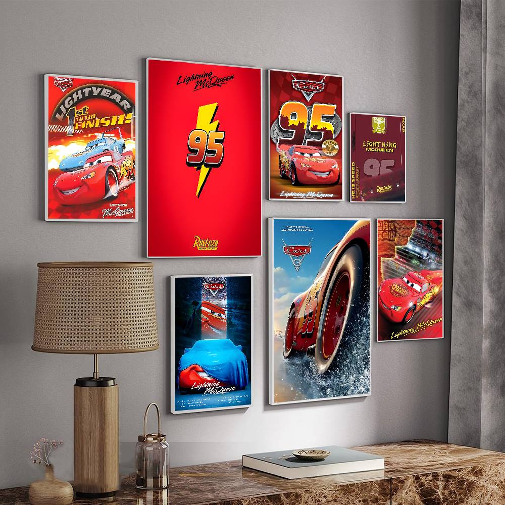 1PC Cartoon Car Movie Lightnin - Lighting Mcqueen Decor reseña y precio