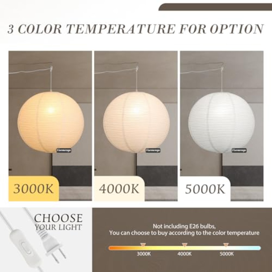 Paper Lantern Lamp Plug in Han - Lantern Paper Solar reseña y precio