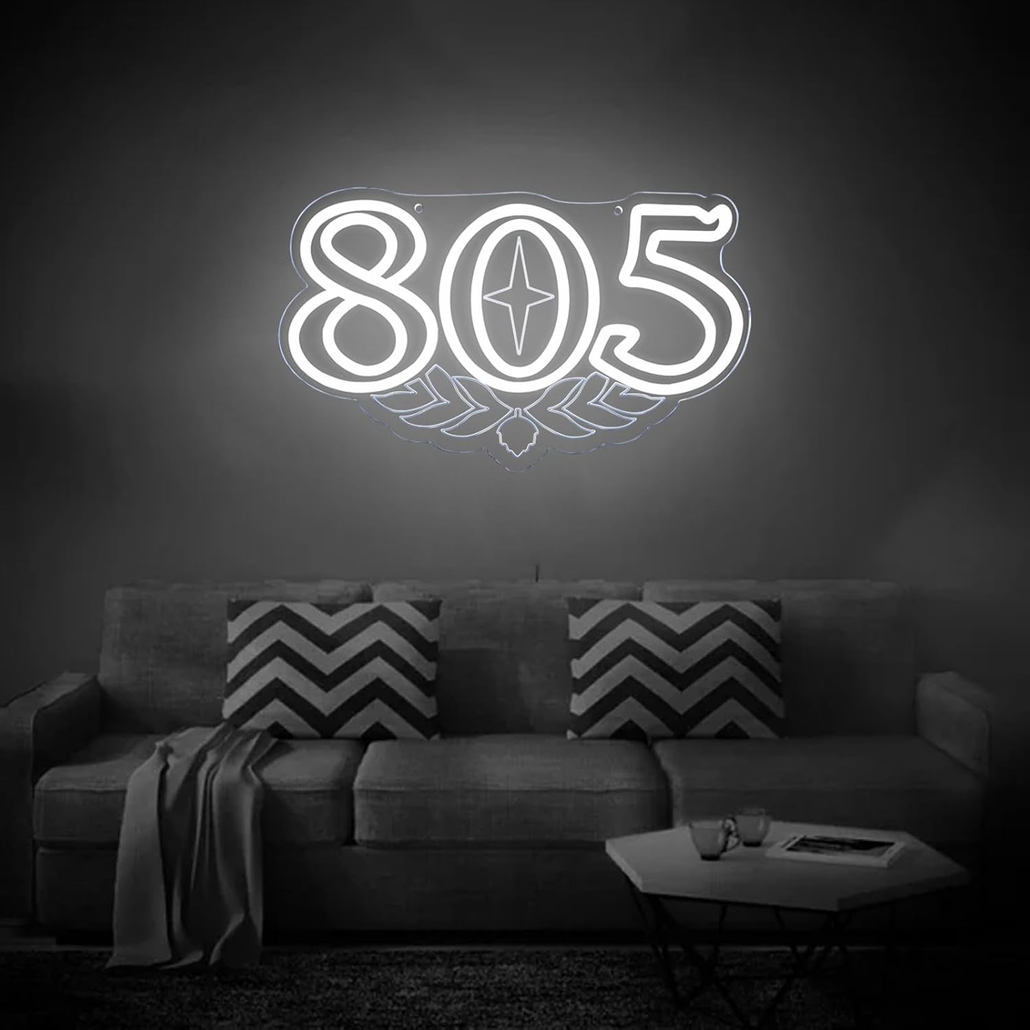 805 Neon Sign Beer Bar Art Wal - Lighting Decor Room reseña y precio