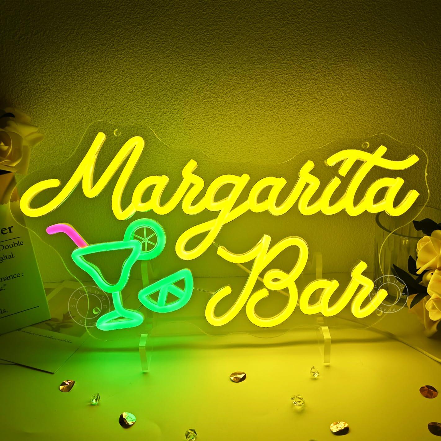 Margarita Bar Neon Sign Dimmab - Kitchen Decor Lighting reseña y precio