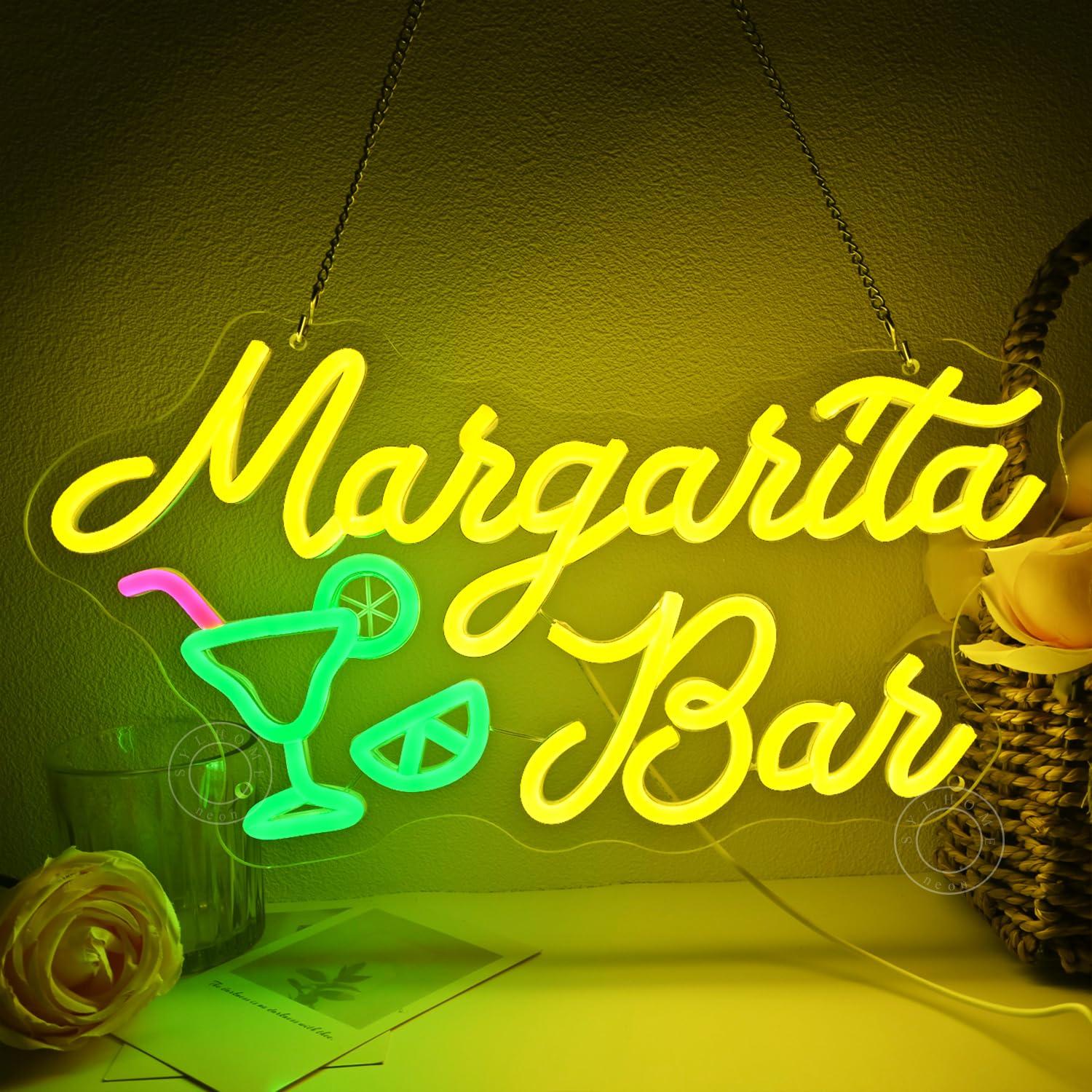 Margarita Bar Neon Sign Dimmab - Kitchen Decor Lighting reseña y precio