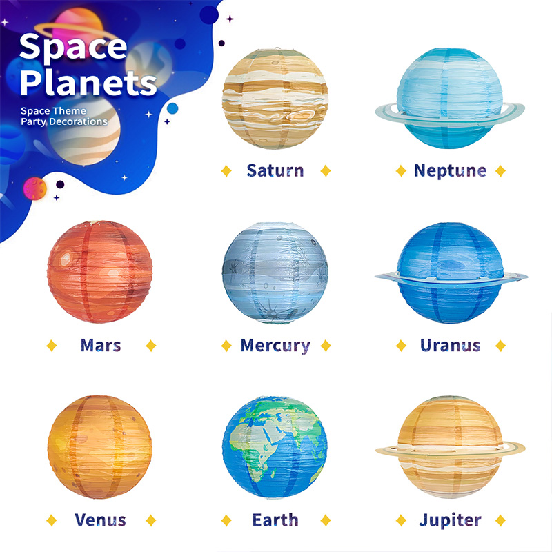 Solar System Eight Planets Sta - Lantern Paper Solar reseña y precio