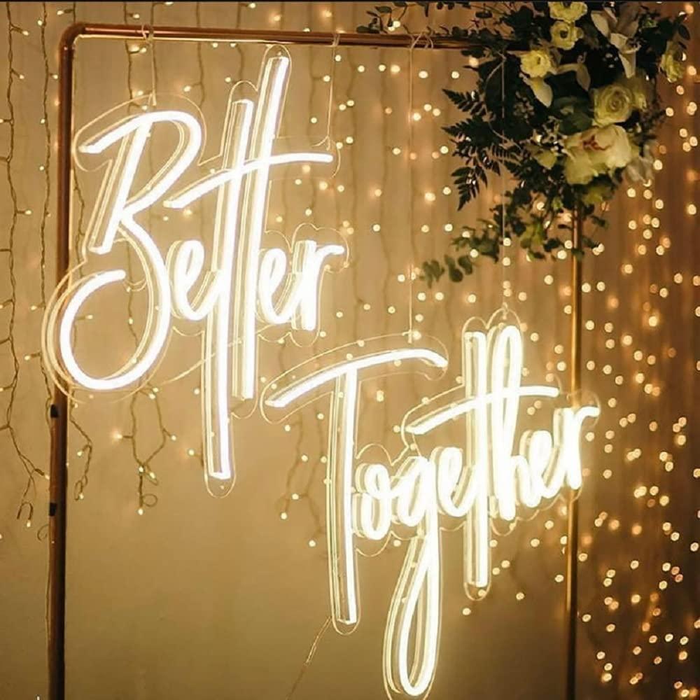 Better Together Neon Sign USB  - Lighting Decor Room reseña y precio