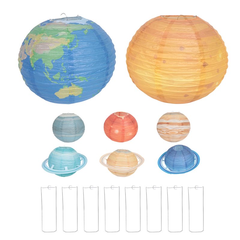 A93Z 8Pcs Space Paper Lanterns - Lantern Paper Solar reseña y precio