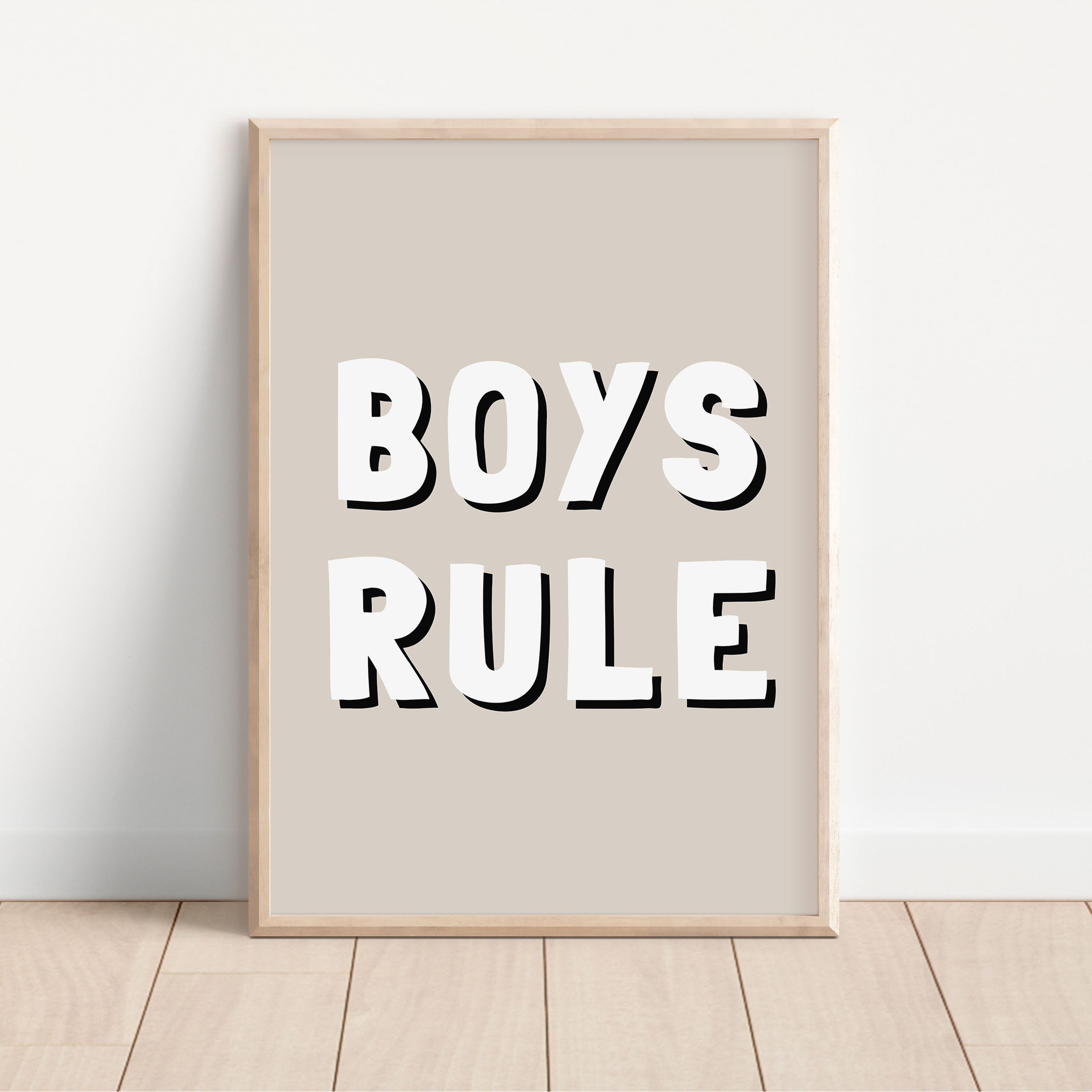 Retro Car Lightning Boys Rule  - Lighting Mcqueen Decor reseña y precio
