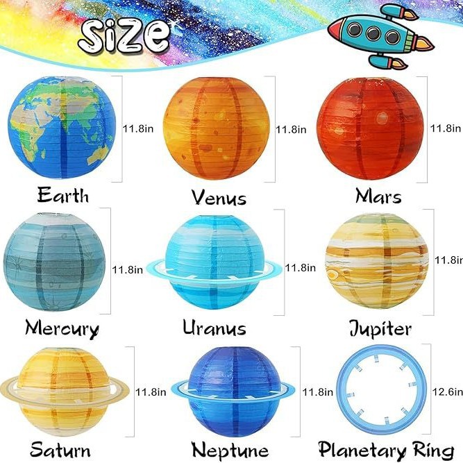 Solar System Creative Planet P - Lantern Paper Solar reseña y precio