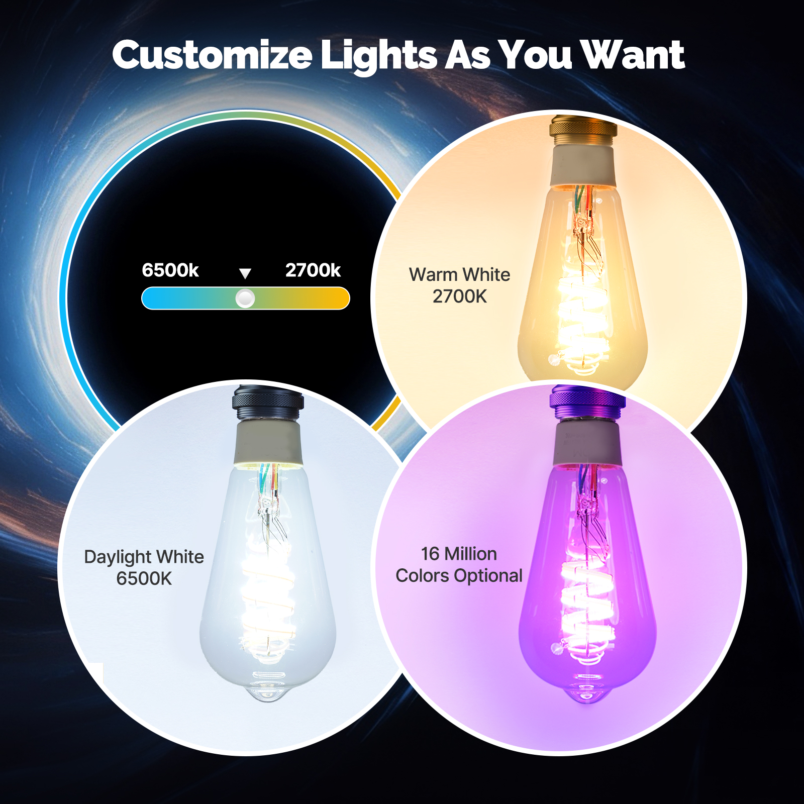 MOES Tuya Smart LED Bulb WiFi/ - Colour Changing Bulb reseña y precio