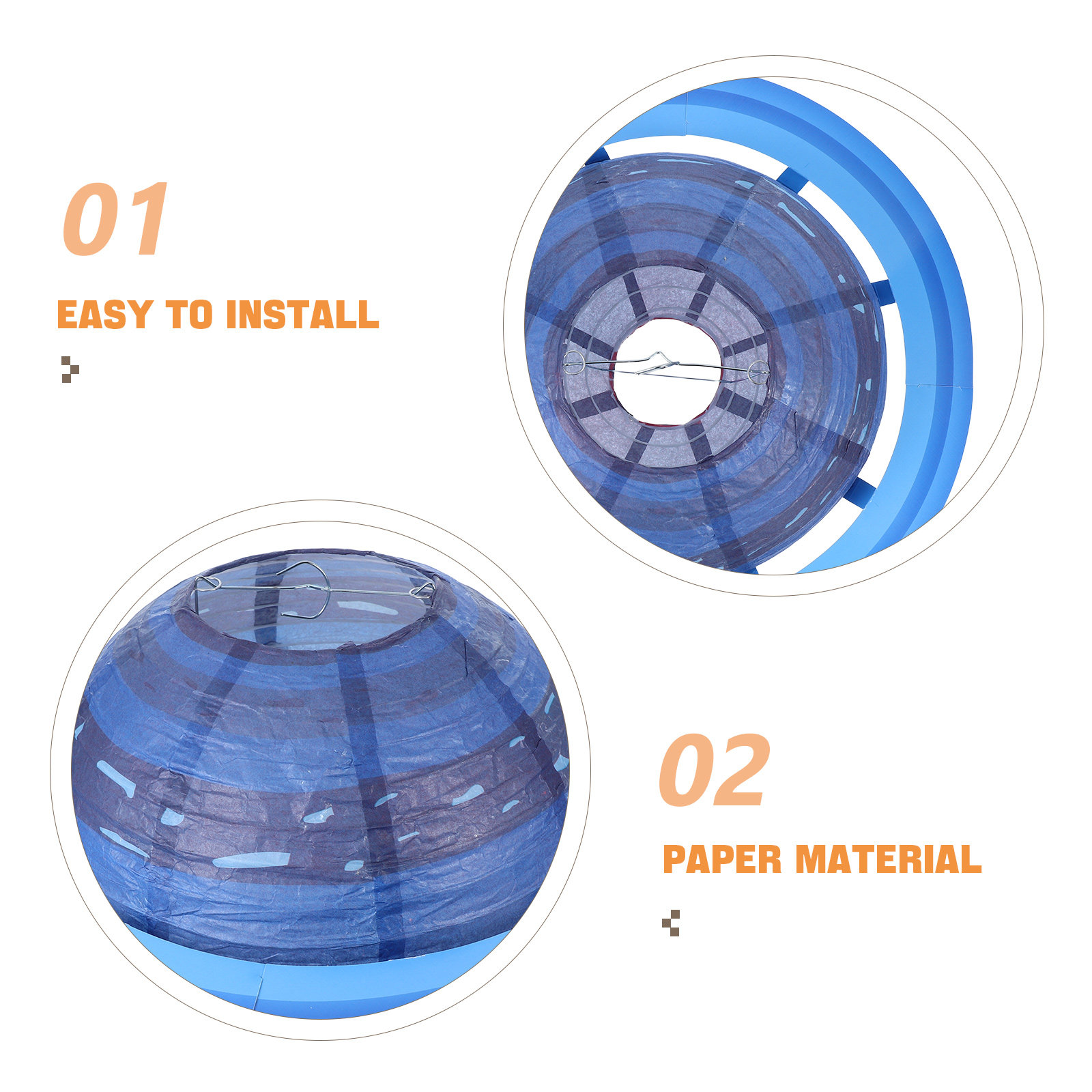 4Pcs Paper Planet Lanterns Sol - Lantern Paper Solar reseña y precio