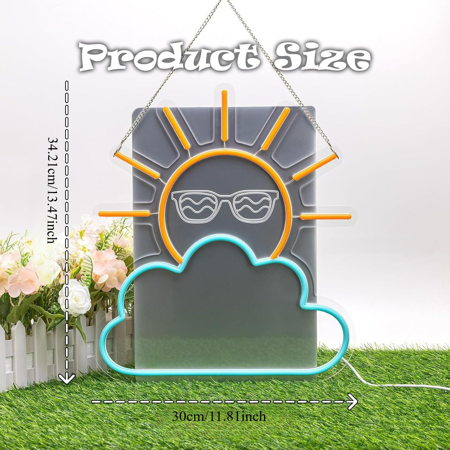 Sunrise Sunset Neon Sign USB P - Lighting Decor Room reseña y precio