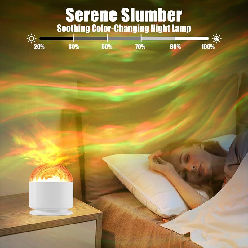 Dual-Scene Ocean Wave & 3D Wat - Colour Changing Bulb reseña y precio
