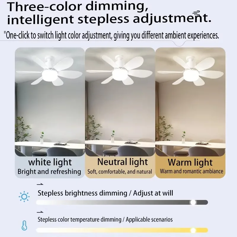 42/52cm Lights Bulb Ceiling Fa - Colour Changing Bulb reseña y precio
