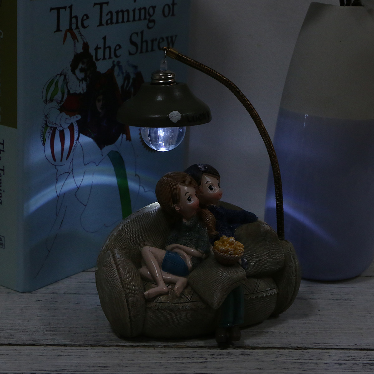 Couple Lamp Ornaments Mini Res - Bedroom Lighting Decor Ideas reseña y precio