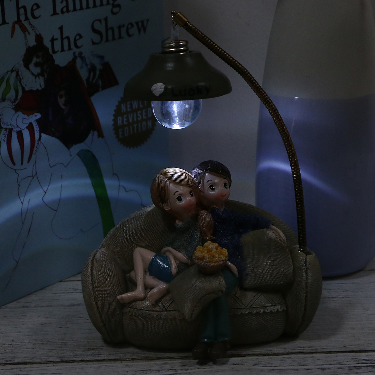 Couple Lamp Ornaments Mini Res - Bedroom Lighting Decor Ideas reseña y precio