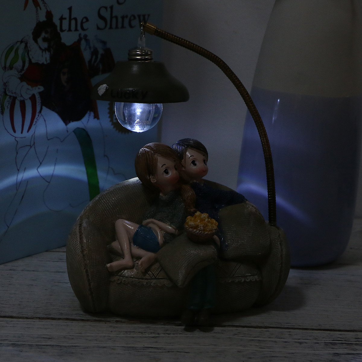 Couple Lamp Ornaments Mini Res - Bedroom Lighting Decor Ideas reseña y precio